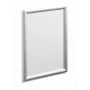 Staffa da parete Durable 479723 278x402 mm rettangolare argento alluminio