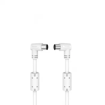 Cavo coassiale Hama 00205058 5 m bianco connettore coassiale