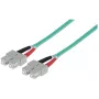 Cavo patch in fibra ottica Intellinet, OM3, SC/SC, 2 m, acqua, duplex, multimodale, 50/125 µm, LSZH, fibra ottica, garanzia a vita