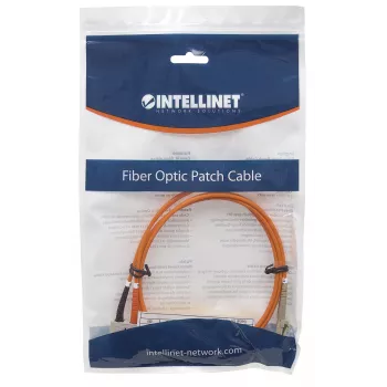 Cavo patch in fibra ottica Intellinet, OM2, LC/SC, 2 m, arancione, duplex, multimodale, 50/125 µm, LSZH, fibra ottica, garanzia a vita