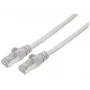 Intellinet 741217 cavo patch ad alte prestazioni, da RJ45 a RJ45, cavo grezzo Cat7 / connettori Cat6A, S/FTP, 30 m, privo di alogeni, stampato, senza ganci, grigio