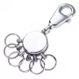 Portachiavi TROIKA PATENT argento ottone 25 mm larghezza 90 mm profondità
