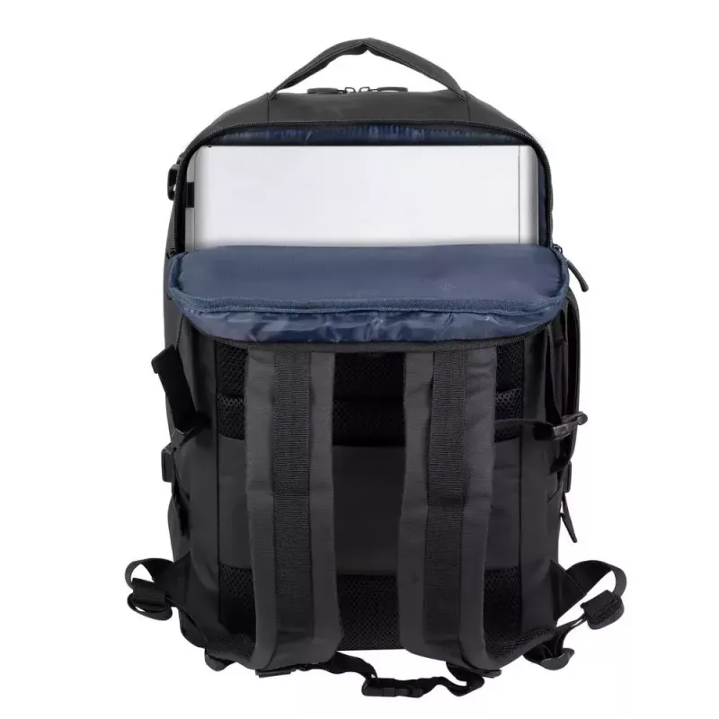 Zaino da tempo libero Rivacase Tegel 8465 nero poliestere ECOLOGICO