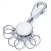 Portachiavi TROIKA KYR60/MC argento metallo 25mm