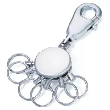 Portachiavi TROIKA KYR60/MC argento metallo 25mm