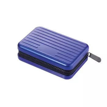 Custodia TROIKA CCC04-BL blu alluminio poliestere 80g 70mm x 105mm