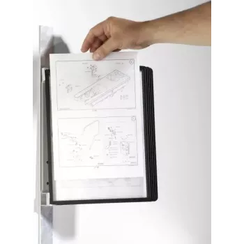 Espositore a carosello per documenti verticale A4 Durable Vario magnet wall 5