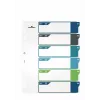 Indice a linguette bianche Durable 679427 polipropilene multicolore 30,5x24,5 cm