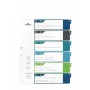 Indice a linguette bianche Durable 679427 polipropilene multicolore 30,5x24,5 cm