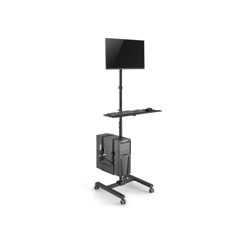Carrello multimediale Equip 17 inch-32 inch monitor singolo postazione di lavoro mobile