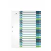 Etichette indice bianche Durable 679727 multicolore polipropilene 245 x 305 mm