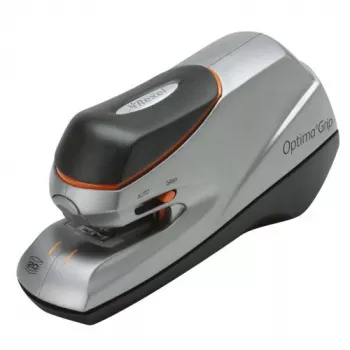 Rexel Optima Grip cucitrice elettrica EU, 20 fogli, nero, argento, 449,5 g, 147 mm, 200 mm, 88 mm