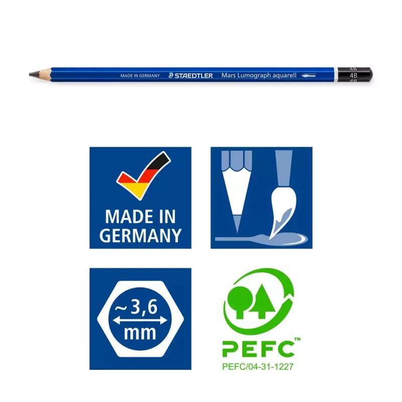 Matita in grafite Staedtler 100A G6