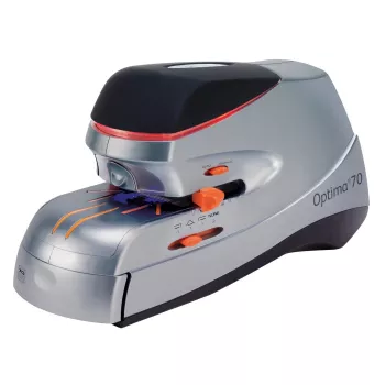 Rexel Optima 70 cucitrice elettrica EU, 70 fogli, nero, argento, 2,37 kg, 215 mm, 400 mm, 172 mm