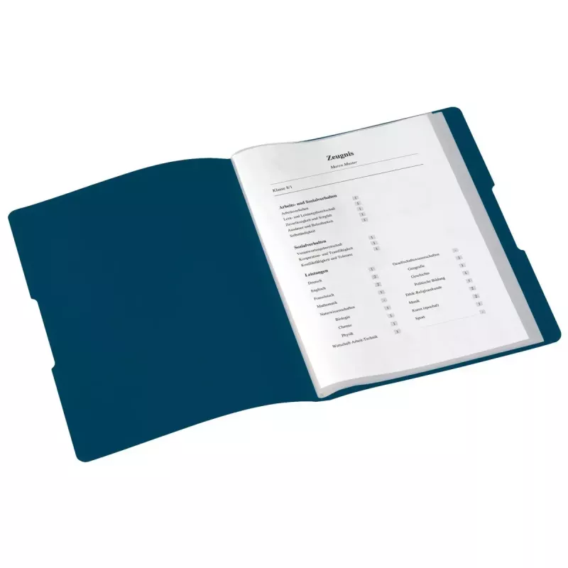 Cartella raccoglitore classica Herlitz pagelle polipropilene (PP) blu A4
