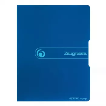 Cartella raccoglitore classica Herlitz pagelle polipropilene (PP) blu A4