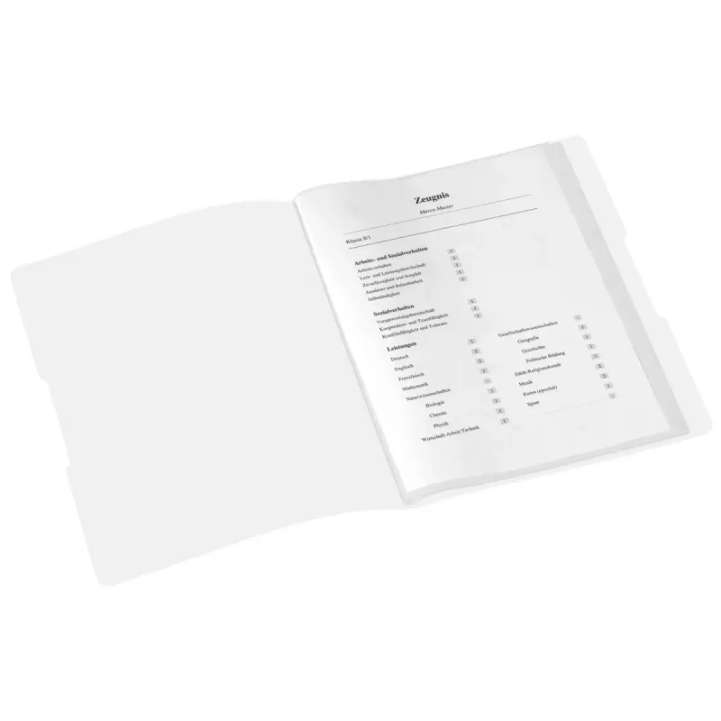 Cartella portadocumenti Herlitz pagelle polipropilene (PP) bianco A4
