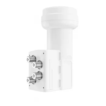 Hama 00205377 Low Noise Block Downconverter (LNB) bianco