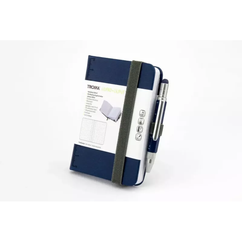 Taccuino TROIKA NPP25/DB A7 128 fogli blu
