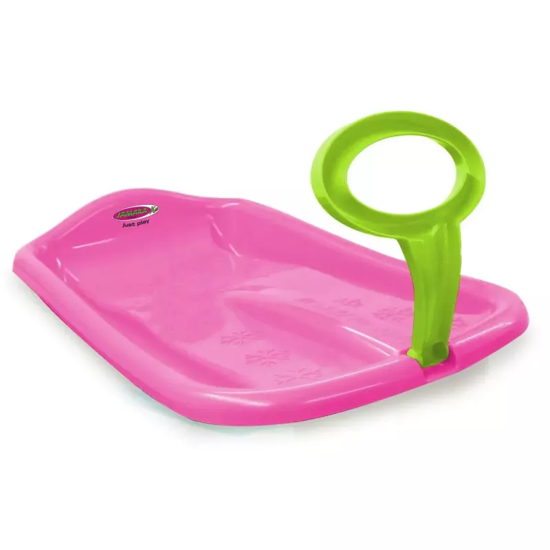 Slittino Jamara Snow Play Bob Arrow rosa plastica 346x740x112mm