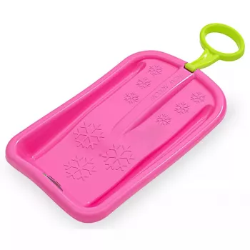 Slittino Jamara Snow Play Bob Arrow rosa plastica 346x740x112mm
