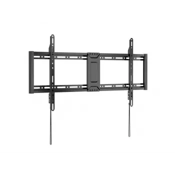 Supporto TV da parete fisso piatto EQUIP per schermi da 43 pollici a 95 pollici, VESA 200×200–800×400, portata max. 75 kg, nero