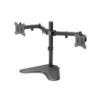 Base da tavolo Equip economy per doppio monitor da 17 pollici a 32 pollici