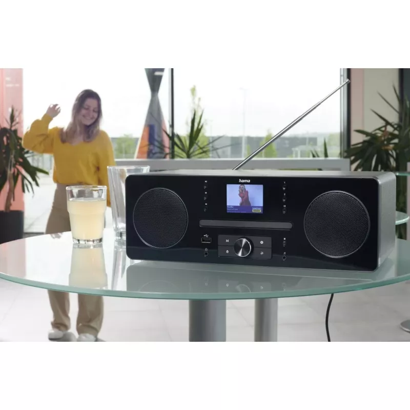 Radio personale Hama 00054254 digitale nero, grigio