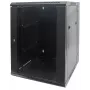 Intellinet armadio di rete 19 pollici – montaggio a parete (telaio oscillante apribile in due parti), 15HE, profondità 550 mm, nero, montato, max 30 kg, oscilla per l'accesso al retro in caso di montaggio a parete, 19 pollici, profondità utile 425 mm, parti per il montaggio a parete non incluse