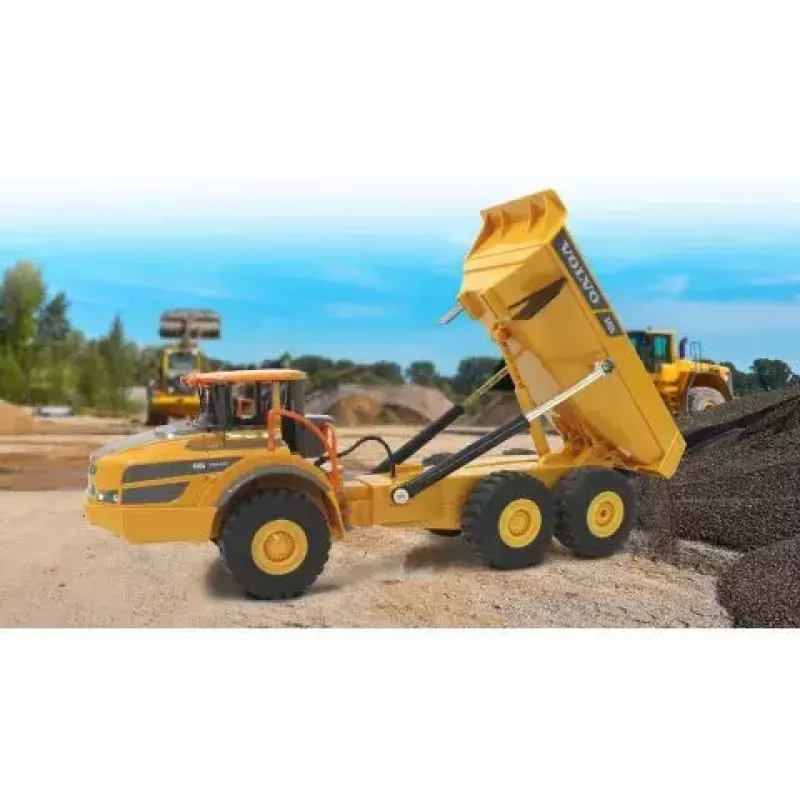 Camion ribaltabile Jamara Volvo A40G radiocomandato motore elettrico 1:20