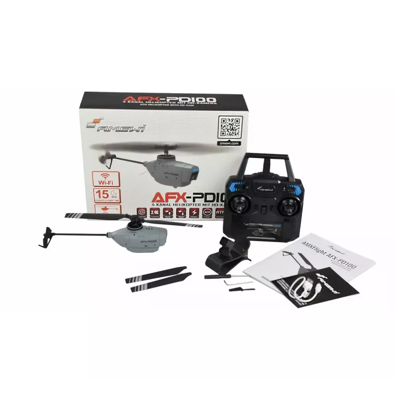 Elicottero Amewi PD100 motore elettrico 580 mAh 75 g