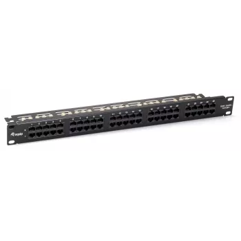 Equip Patch Panel 50 porte Cat.3 RJ45 ISDN, nero