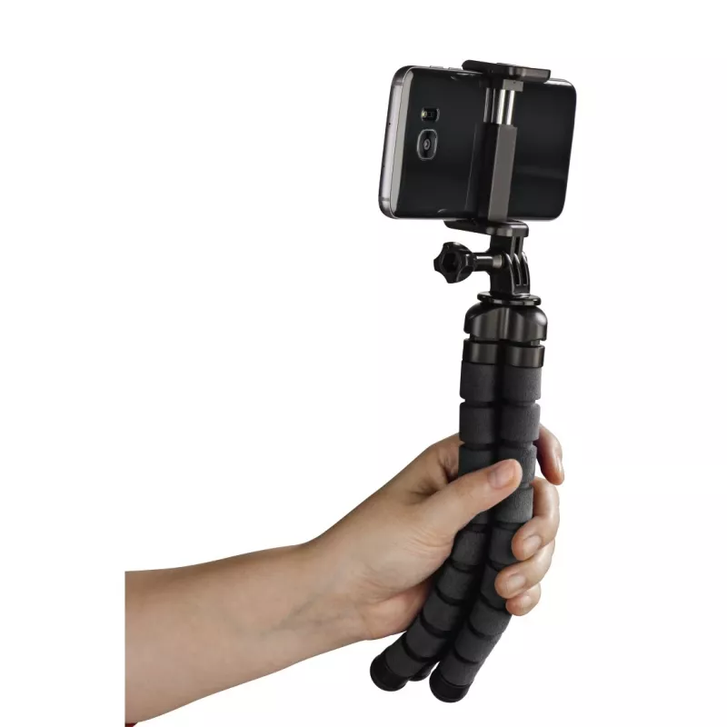 Hama Treppiede flessibile Smartphone/Action-Camera 3 gambe nero 26 cm