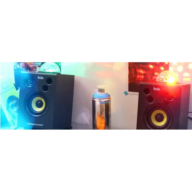 Hercules DJ Speaker 32 Party nero con filo 30 W