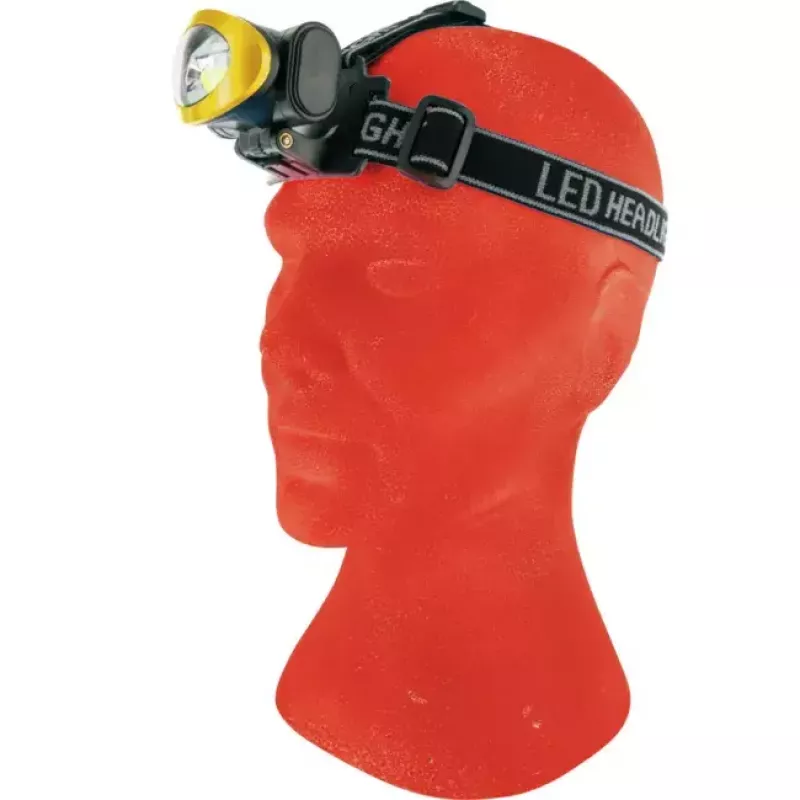 Torcia frontale Schwaiger WLED 40 nero giallo