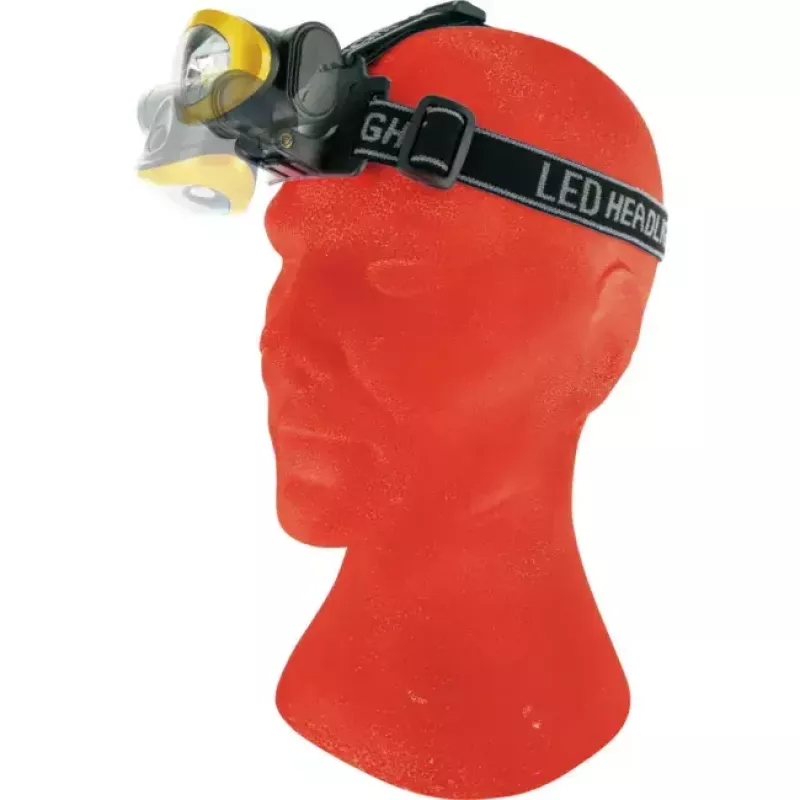 Torcia frontale Schwaiger WLED 40 nero giallo