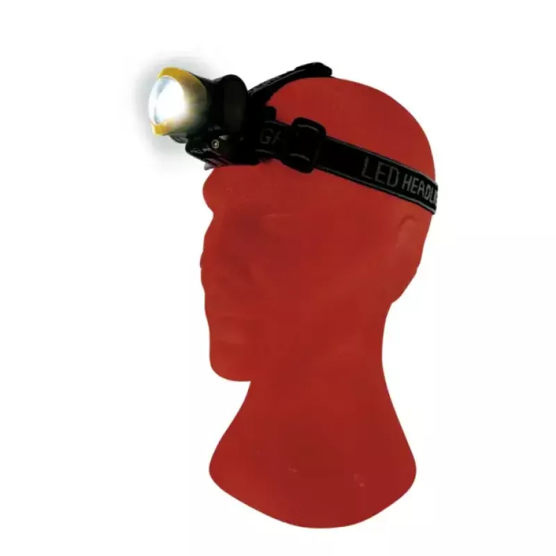 Torcia frontale Schwaiger WLED 40 nero giallo