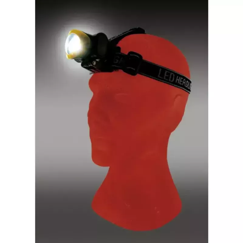 Torcia frontale Schwaiger WLED 40 nero giallo