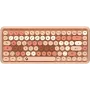 KeySonic KSKM-5200M-RF (DE) Tastiera mouse inclusi Ufficio RF Wireless QWERTZ tedesco beige, marrone, rosa