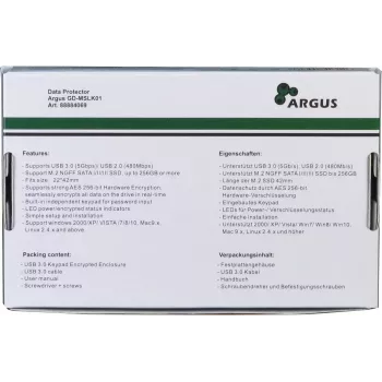 Case per SSD Inter-Tech GD-MSLK01