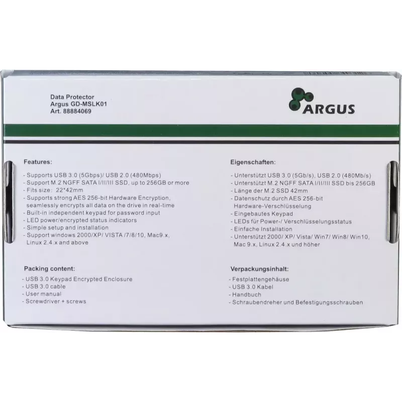 Case per SSD Inter-Tech GD-MSLK01