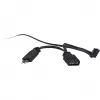 Ventola Inter-Tech RS-041 RGB 12 cm nero