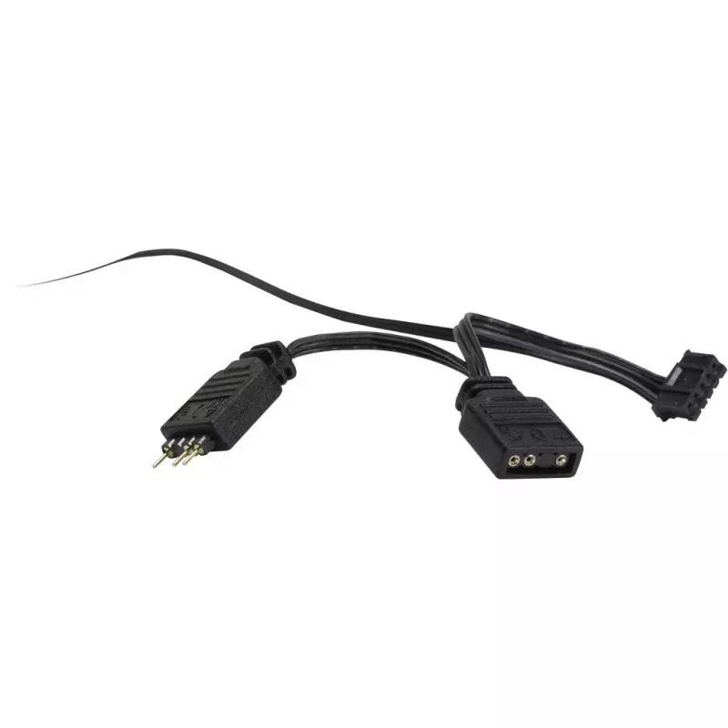 Ventola Inter-Tech RS-041 RGB 12 cm nero