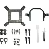 Dissipatore a liquido All-in-One per CPU INTER-TECH B-360 con ventola da 120 mm, cuscinetto idraulico, Nero