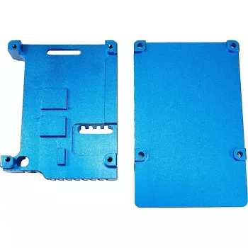 Case Inter-Tech 88887360 per Raspberry Pi 86x56x23 mm blu