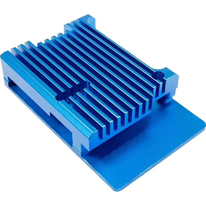 Case Inter-Tech 88887360 per Raspberry Pi 86x56x23 mm blu