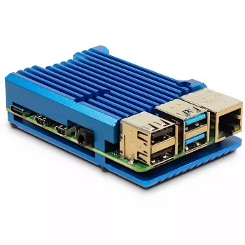 Case Inter-Tech 88887360 per Raspberry Pi 86x56x23 mm blu