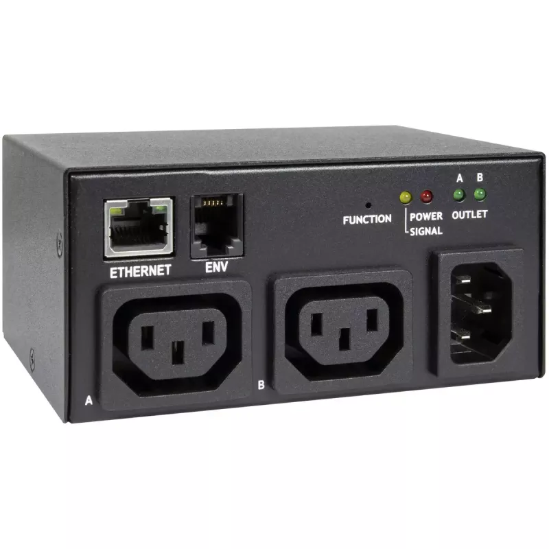 Inter-Tech SD-1021 PDU 2 prese AC nero con interruttore