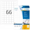 Etichette adesive HERMA Removable A4 25,4x25,4 mm 1650 pz.