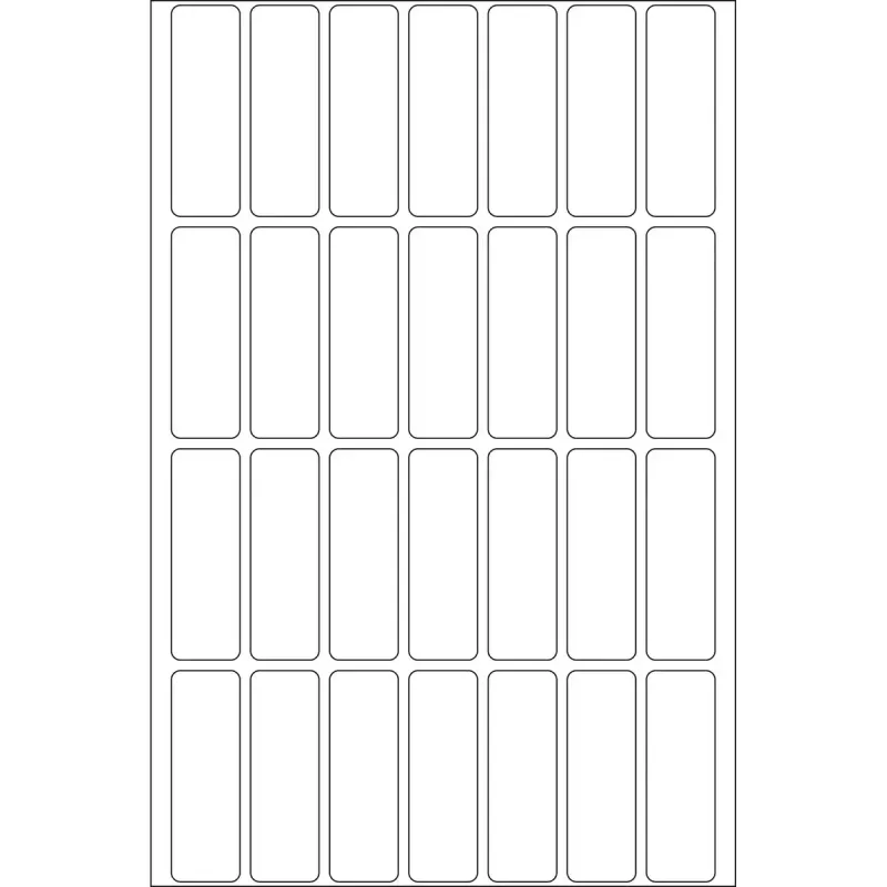 Etichette multiuso HERMA 13x40 mm bianco Movables/rimovibili carta opaca 896 pz.